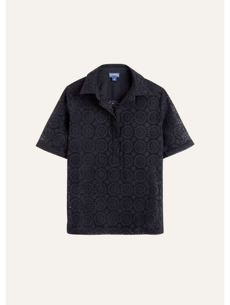 Vilebrequin Eyelet Cotton Polo